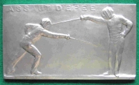1. silvered bronze medal by Ernesta Robert-Merignac